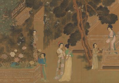 图片[2]-Literary Gathering of Female Immortals-China Archive
